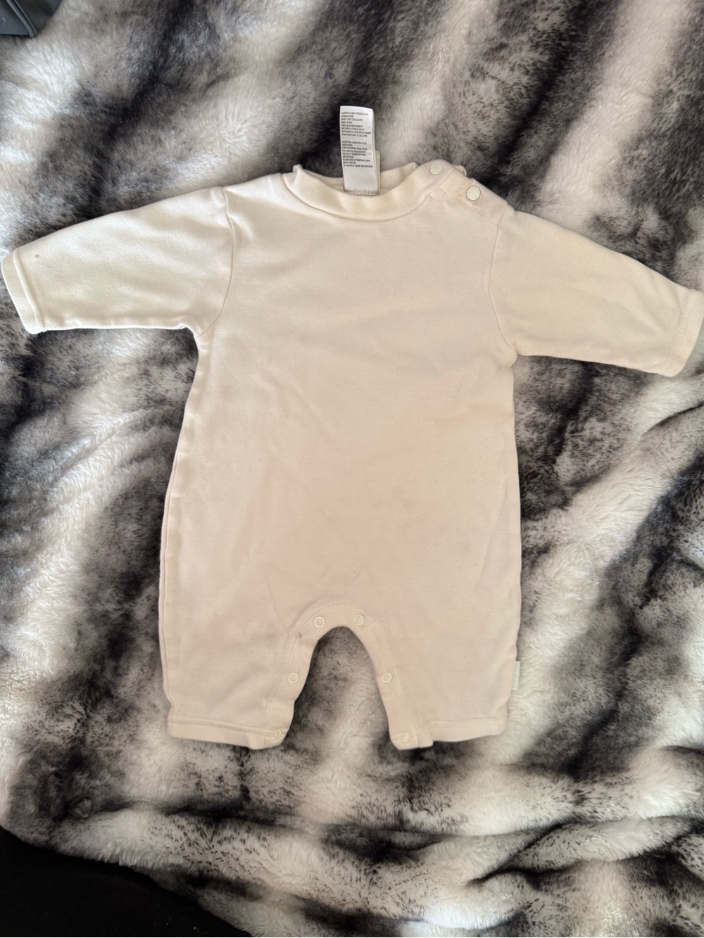 Harley-Davidson Baby Romper White “Born to Ride” Infant One Piece 6-9M🍼👶🤍